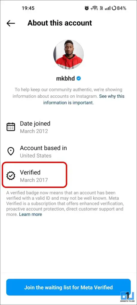 شناسایی Legacy Verified User و Pay Meta Verified کاربر در اینستاگرام